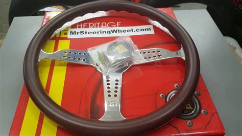 Momo Heritage Super Grand Prix 350mm Wood Steering Wheel Gra35wd0p