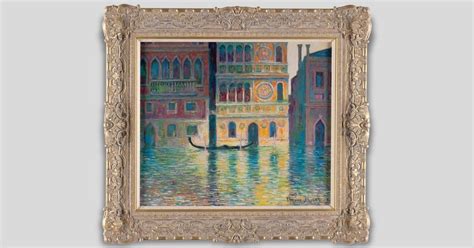 The Palazzo Dario In The Style Of Claude Monet 1908 John Myatt