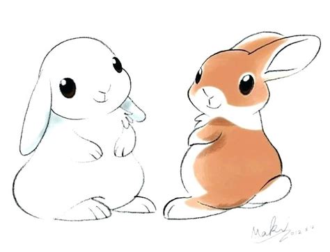 Rabbit Cartoon Images Drawing Easy Drawing Cartoon Rabbit Bunny
