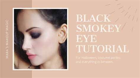 Black Smokey Detailed Eye Makeup Tutorialstep By Step Eyeshadow