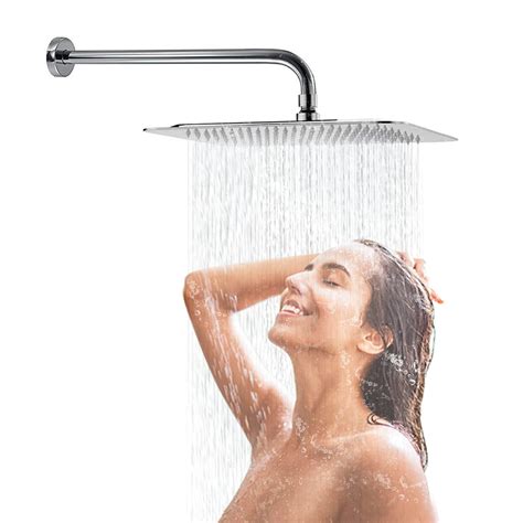 Buy Awara 12 Inch Rain Shower Head With 16 Inch Extension Shower Arm
