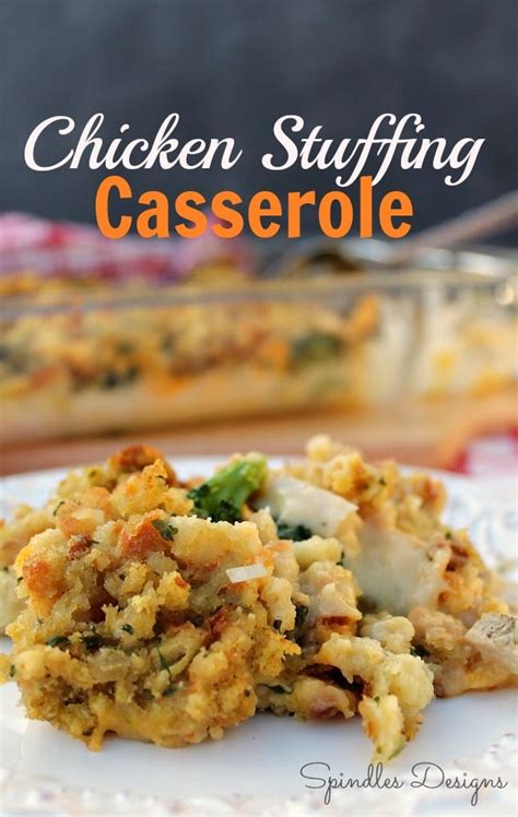 Chicken and stuffing casserole is a simple casserole recipe that makes for an easy weeknight dinner. Chicken Stuffing Casserole || Practically Functional ...