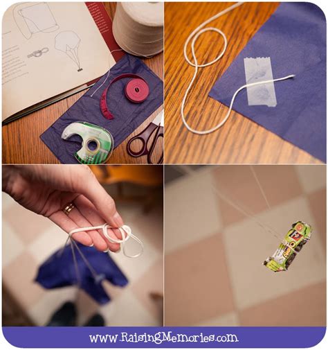 Raising Memories Christmas From Heaven How To Make A Candy Parachute