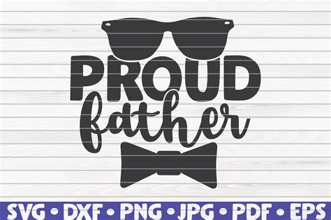 Proud Father Svg Fathers Day By Hqdigitalart Thehungryjpeg