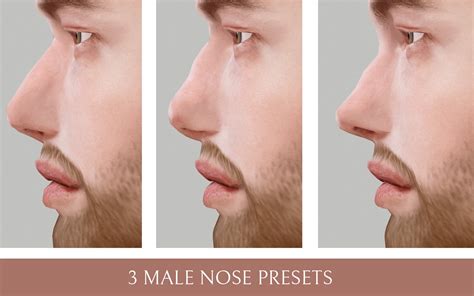 3 Male Nose Presets At Lutessa Sims 4 Updates