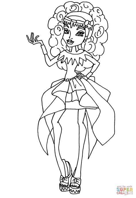 Coloriage monster high coloriages coloriage imprimer gratuit. 13 Wishes Abbey Bominable coloring page | Free Printable ...