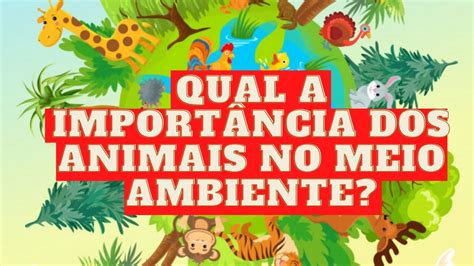 Videoaula Qual A ImportÂncia Dos Animais No Meio Ambiente Meio Ambiente Ambiente Animais