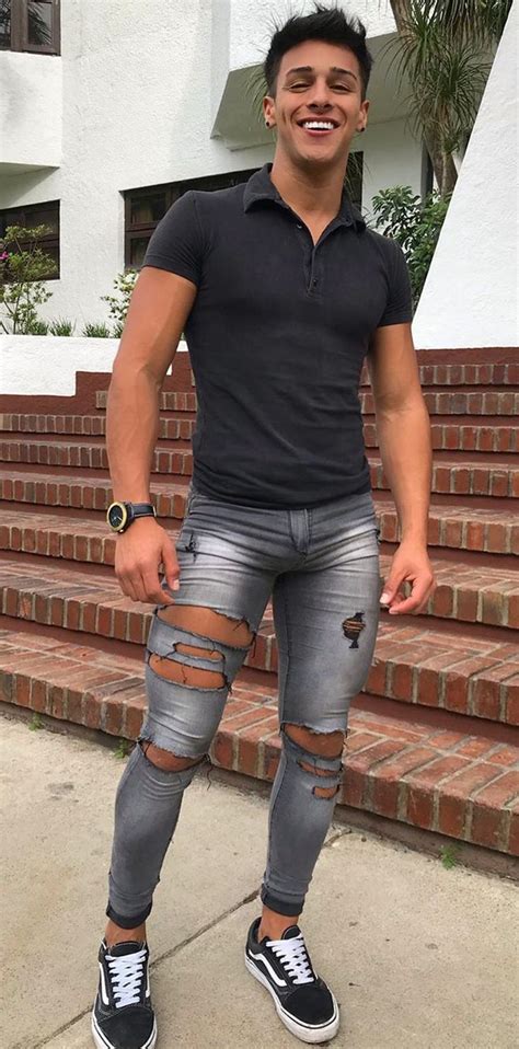 Pin By Brandon On Guys In Jeans Super Skinny Jeans Men Men In Tight Pants Pants Outfit Men