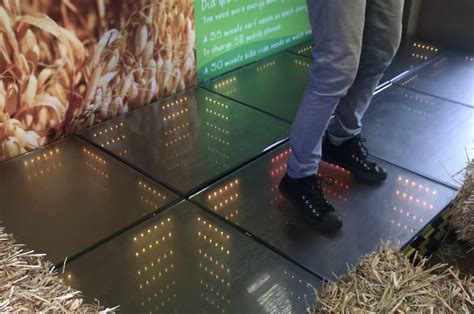 Kinetic Energy Floor Tiles Floor That Generates Electricity