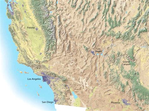 Southwest Usa Topo Map Nevada • Mappery