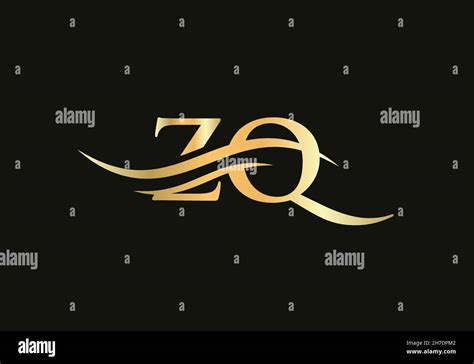 Swoosh Letter Zq Logo Design For Business And Company Identity Water