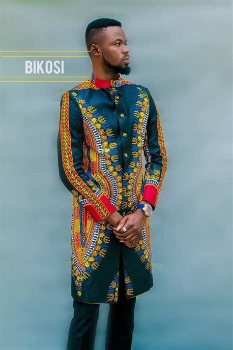 dashiki suit for men custom african print suit african wedding prom mahiber 2024