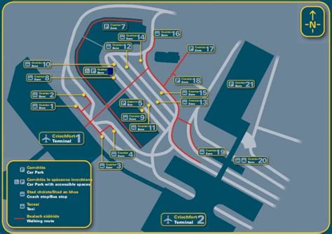Dublin Airport Guide Map