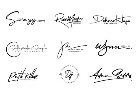 I Will Design Signature Handwritten Logo For 5 Seoclerks