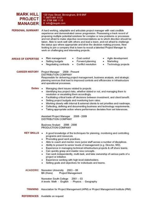 A commercially experienced database analyst cv program manager | an example of how to write a profile for a perfect cv. Image result for best construction manager cv | Project ...