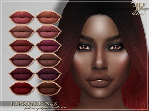 Frs Lipstick N42 By Fashionroyaltysims At Tsr Sims 4 Updates