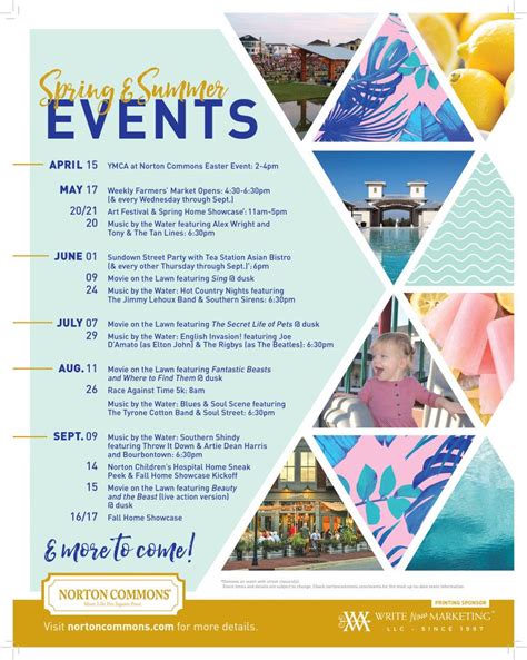 2017 Events Poster Summer Events Event Calendar Easter Event