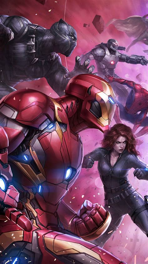 Free Download Team Iron Man And Captain America Hd Superheroes