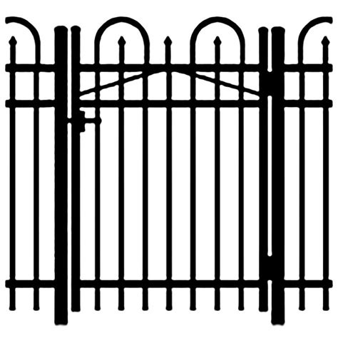 Jerith Legacy Concord 101 Aluminum Single Swing Gate Hoover Fence Co
