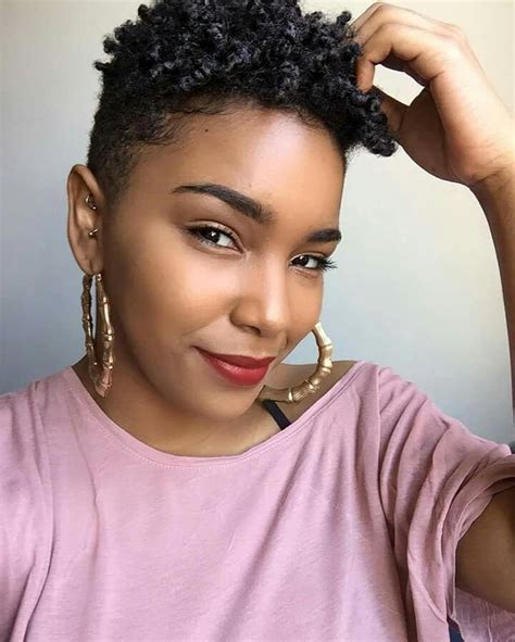 Short Shaved Natural Hairstyles Fashion Style