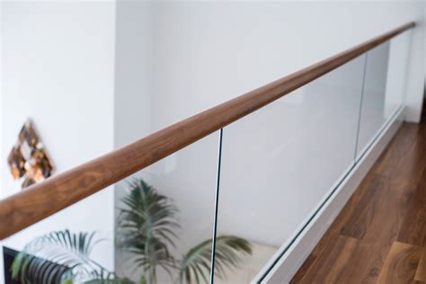 Glass Railing Wooden Glass Railing Glass Staircase Railing à¤ à¤š à