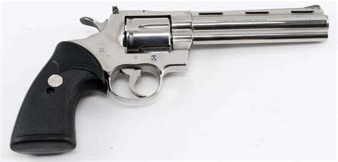 Sold Price Colt Python Chrome 357 Magnum 6 Shot Revolver May 4