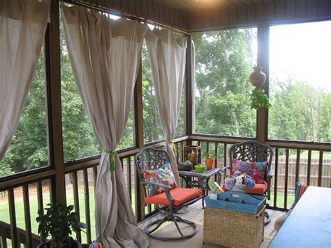 Drop Cloth Curtain Tutorial For The Screened In Patio Unskinny Boppy