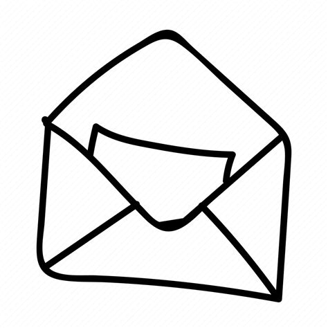 Doodle Drawing Email Letter Mail Icon Download On Iconfinder
