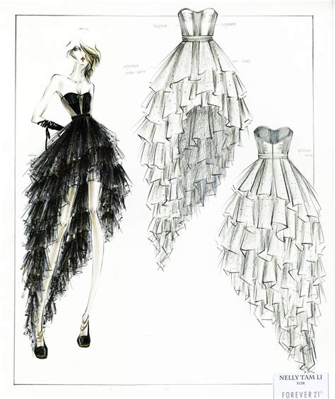 Fashion Design Sketchbook Fashion Design Portfolio Dress Design