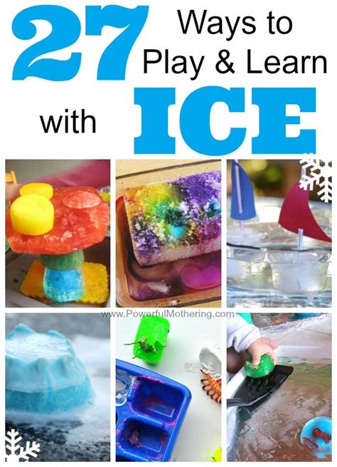 27 Ways To Play And Learn With Ice Activities For Kids Activities