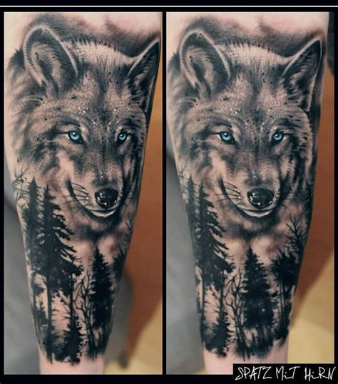Wolf naturally exists in grey and white color. The 85 Best Wolf Tattoos for Men | Improb