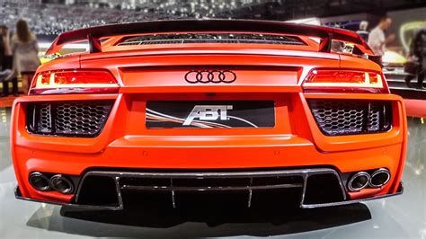 2017 Audi R8 V10 By Abt 2017 Geneva Motor Show Youtube