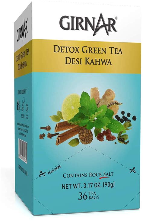 Girnar Detox Desi Kahwa Green Tea Packaging Size 36 Rs 325 Box Id