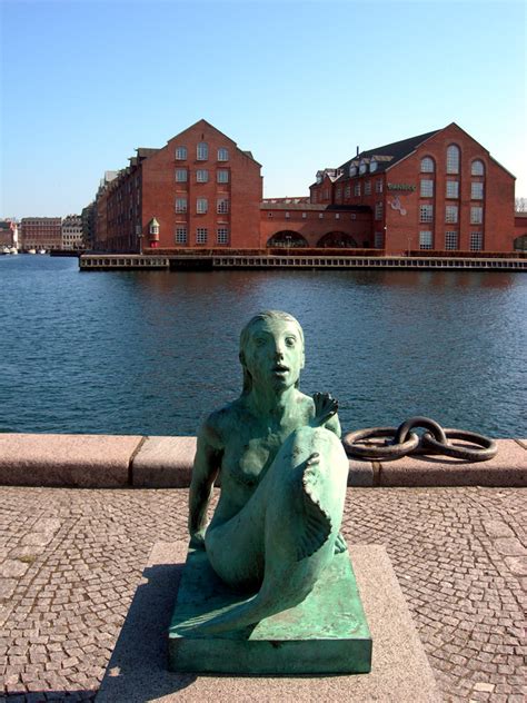 The Black Diamond Mermaid Statue In Copenhagen Mermaids Of Earth