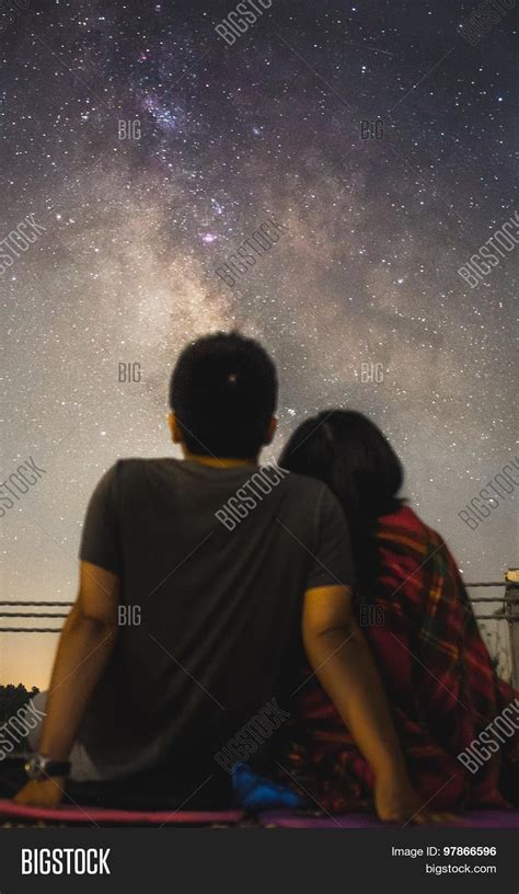 Sweet Couple Stargazing Towards Image And Photo Bigstock
