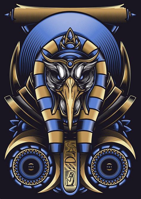 Interpretation Of Thoth The Egyptian God Inspired By His Lore Ancient