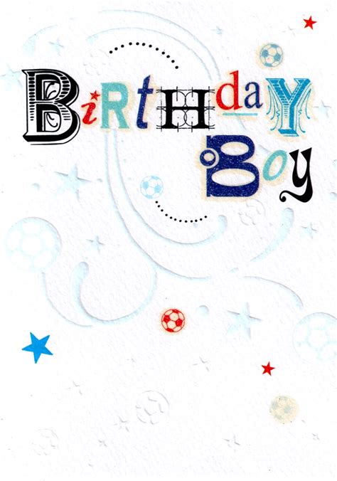 Birthday Boy Happy Birthday Card Cards Love Kates