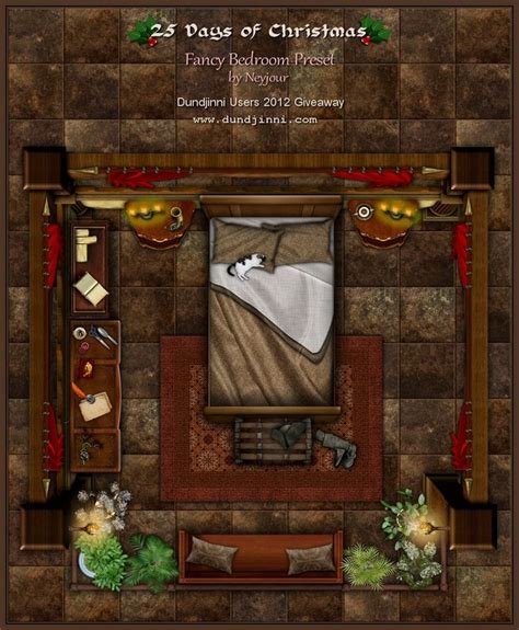 Fancy Bedroom Preset Fancy Bedroom Tabletop Rpg Maps Dandd Dungeons