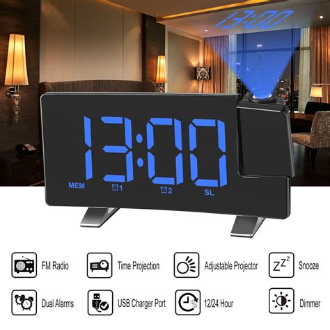 Digital Alarm Clock Led Digital Clock Digital Alarm Clock Temperature