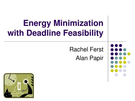 Ppt Energy Minimization With Deadline Feasibility Powerpoint