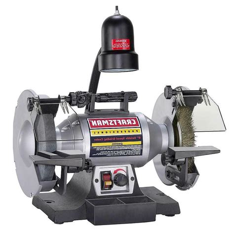 Let's look at the top 10 variable speed bench grinders available in. Craftsman 8" Variable Speed Bench Grinder