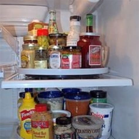 In my country fridges are quite smaller, and i certainly don't know anyone storing a 3 gallon or 11 litre for someone like me or my elderly parents, a circular fridge with a lazy susan makes a lot of. Lazy susan for the fridge | Home Improvement/Organization ...