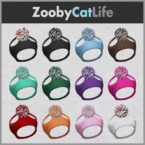 Second Life Marketplace Zooby Cat Life Pom Hat Boxed