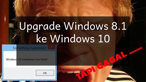 Windows 10 Installation Has Failed Youtube