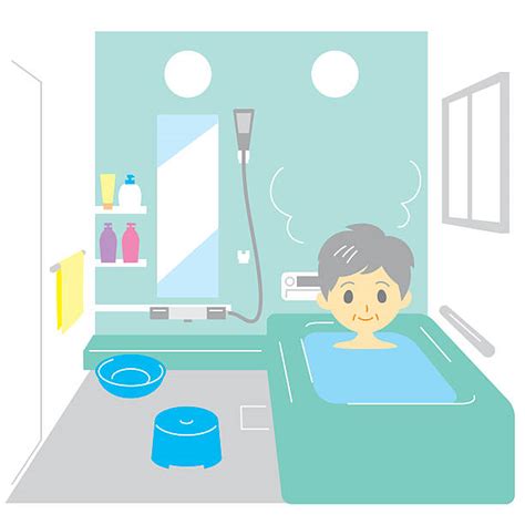 Older Woman Bath Illustrations Royalty Free Vector Graphics And Clip Art