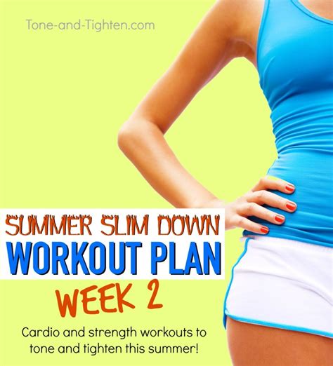8 Week Summer Workout Series Tone And Tighten