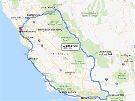 A Complete California Road Trip Itinerary For 10 Days California