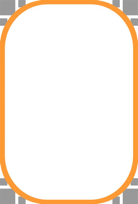 Orange Border Frame Png Clipart Png Svg Clip Art For Web Download