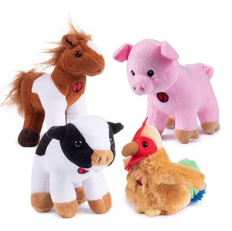 Buy Talking Plush Farm Animals Toys For Toddlers 4 Plush Talking