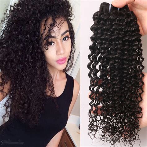 Malaysian Loose Curly Hair 6anatural Black Oprah Curl Human Hair